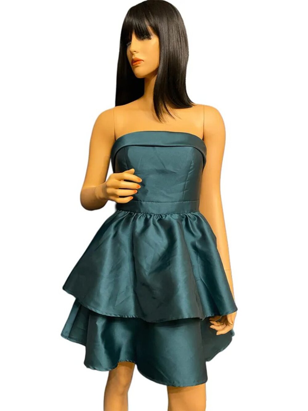 B. Darlin Strapless Double-Tiered Dress
